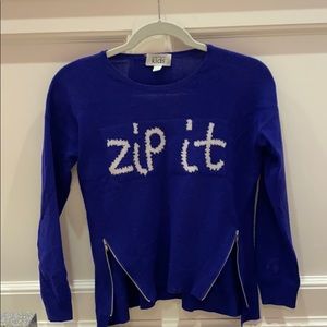 Blue Autumn Cashmere girls sweater